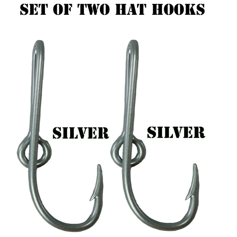Golden/Silver Fish Hook Hat Pins High Carbon Steel Strong Sharp