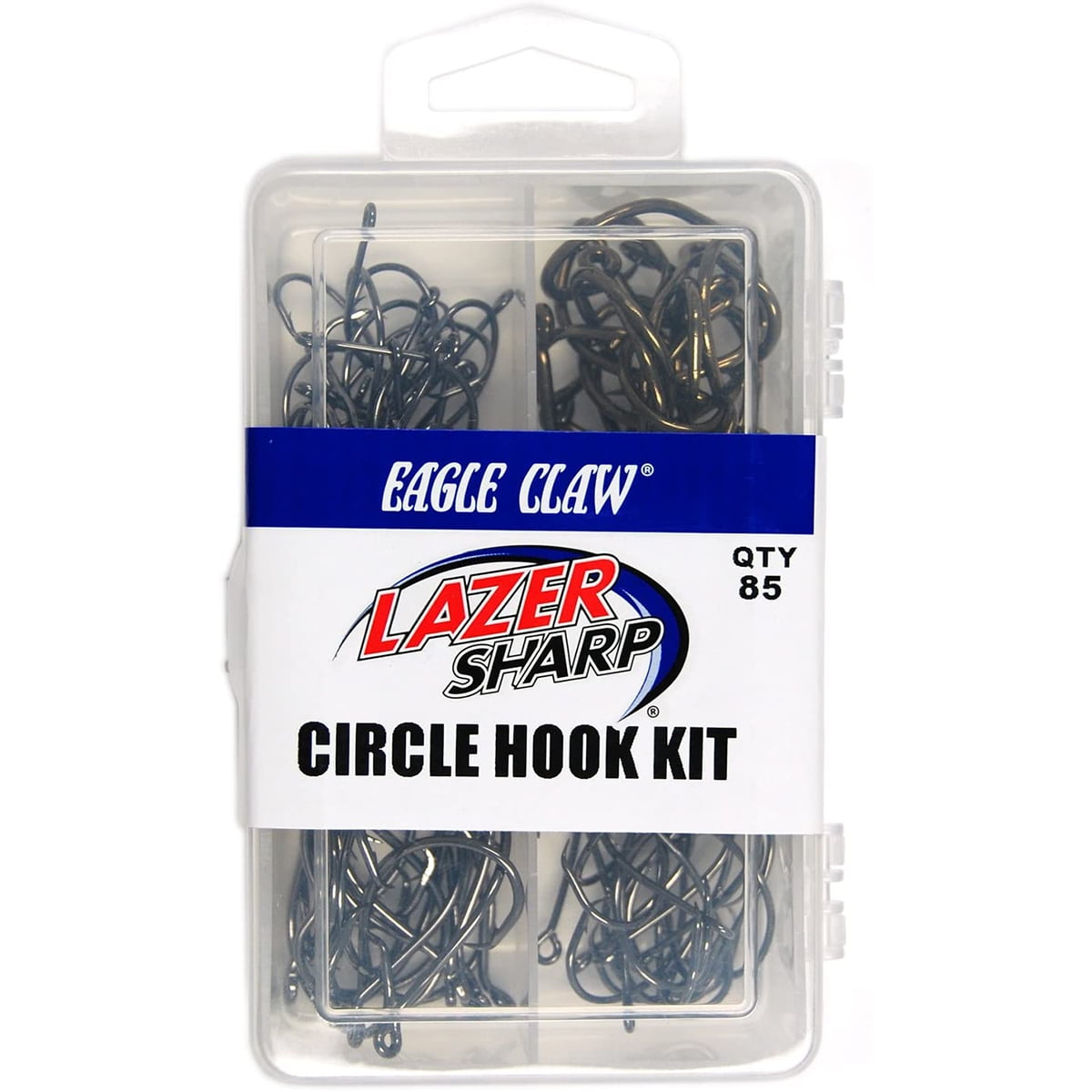  Customer reviews: Eagle Claw Saltwater Circle Hook Assortment,  Multi-Color (BPSALTCIRCLE), One Size
