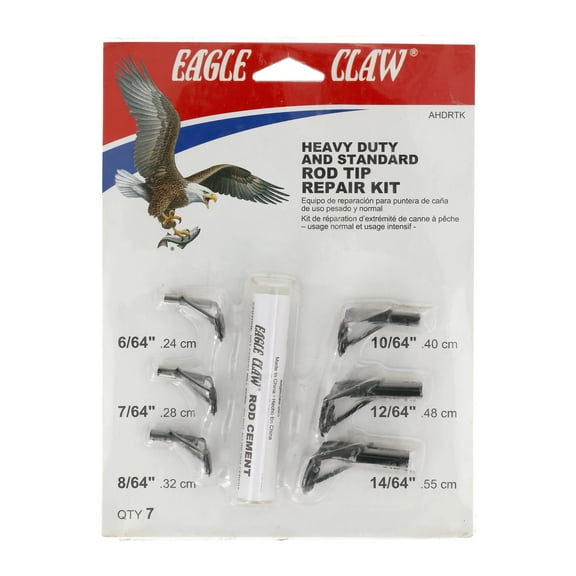 Eagle Claw Rod Tip Repair Kit, Blue/Black