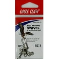 thumbnail image 1 of Eagle Claw Fishing, Ball Bearing Swivel with Interlock Snap, Size 3, 1 of 5