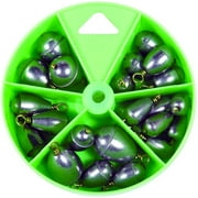 Eagle Claw Fishing, Nldpbc Steel Bass Casting Weight Sinker Assortment