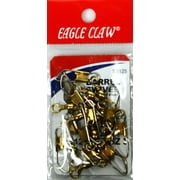 Eagle Claw Fishing, SS125 Barrel Swivel with Safety Snap, Size 5