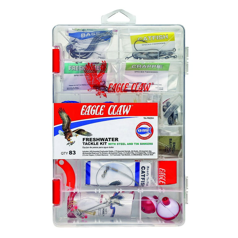 Eagle Claw Fresh Water Tackle and Lure Kit 