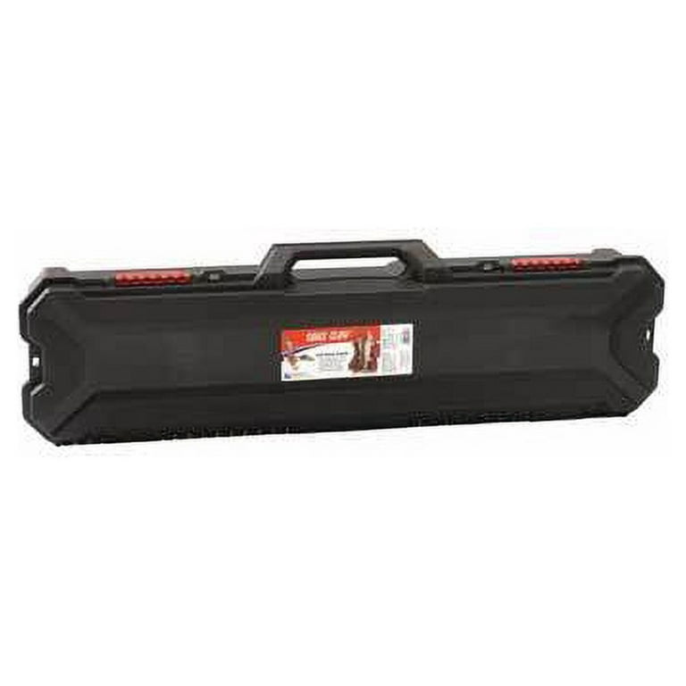 Eagle Claw Hard Ice Rod Storage Case with Foam Insert and Double Hinged  Latches 