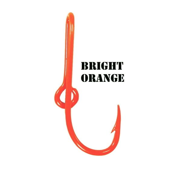 Eagle Claw Hat Hook Bright Orange Fish hook for Hat Pin Tie Clasp or Money Clip Cap Fish Hook