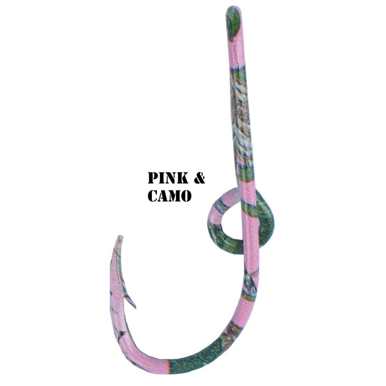 Eagle Claw Hat Hook Pink & Camo Fish hook for Hat Pin Tie Clasp or Money Clip  Cap Fish Hook 