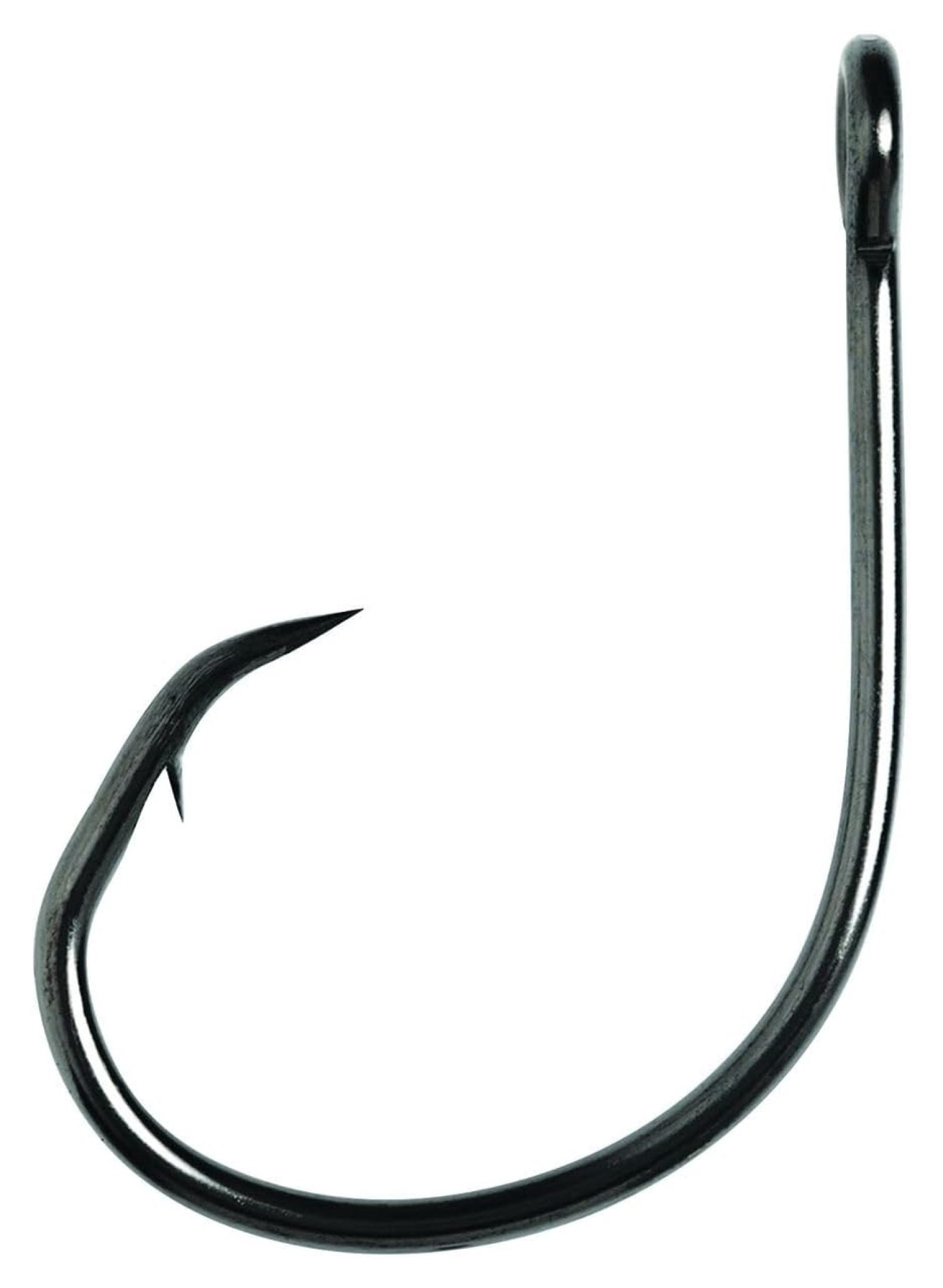 Eagle Claw L197 Circle Hook Black Finish, Offset Circle Hook Sizes 2/0 to 8/0 in 50 and 100 Packs