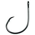 thumbnail image 1 of Eagle Claw L197 Circle Hook Black Finish, Offset Circle Hook Sizes 2/0 to 8/0 in 50 and 100 Packs, 1 of 2