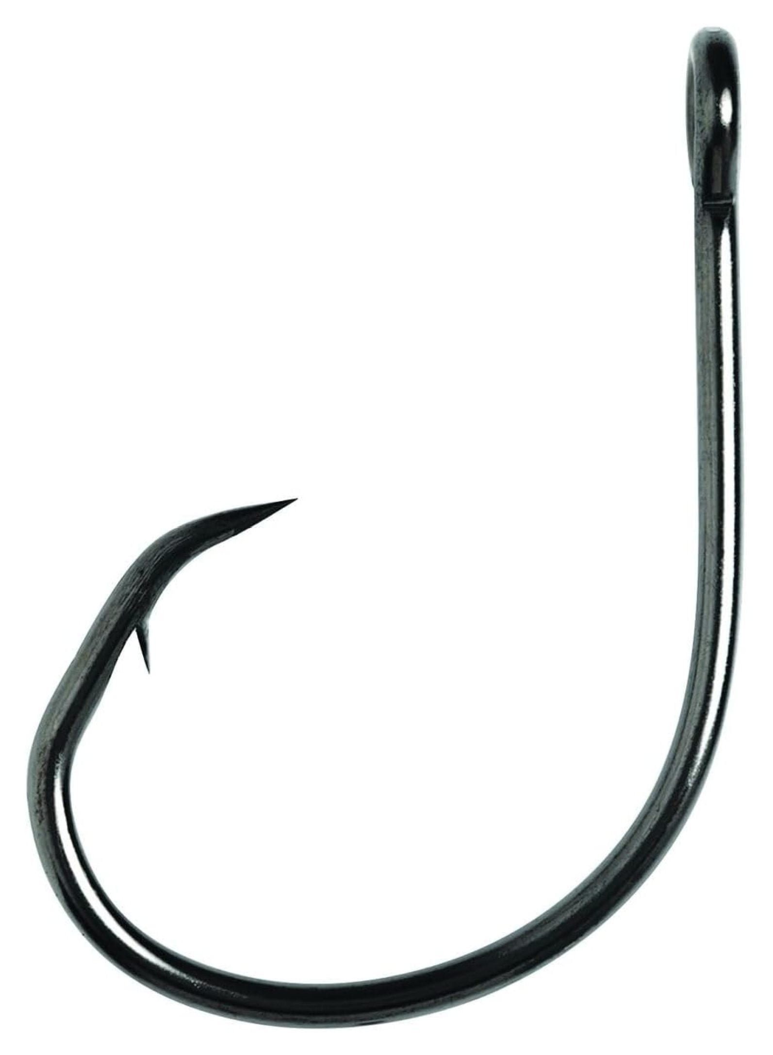 Eagle Claw L197 Circle Hook Black Finish, Offset Circle Hook Sizes 2/0 to 8/0 in 50 and 100 Packs