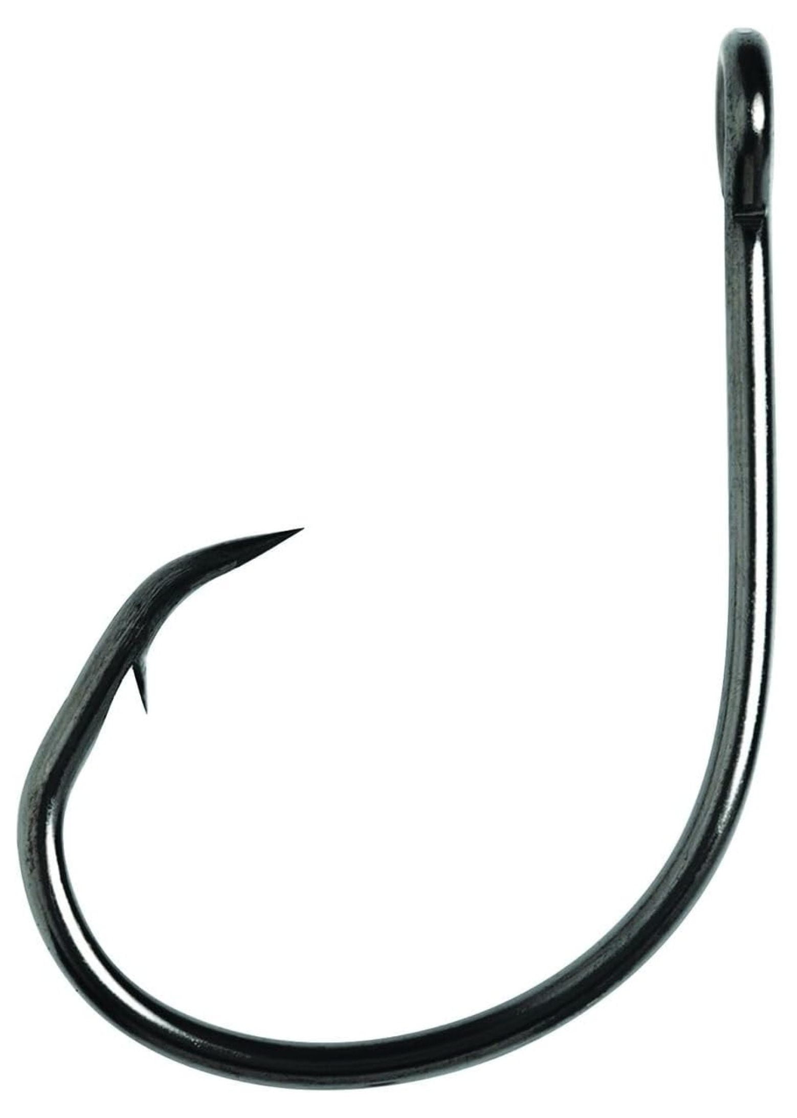 Eagle Claw L197 Circle Hook Black Finish, Offset Circle Hook Sizes 2/0 to 8/0 in 50 and 100 Packs