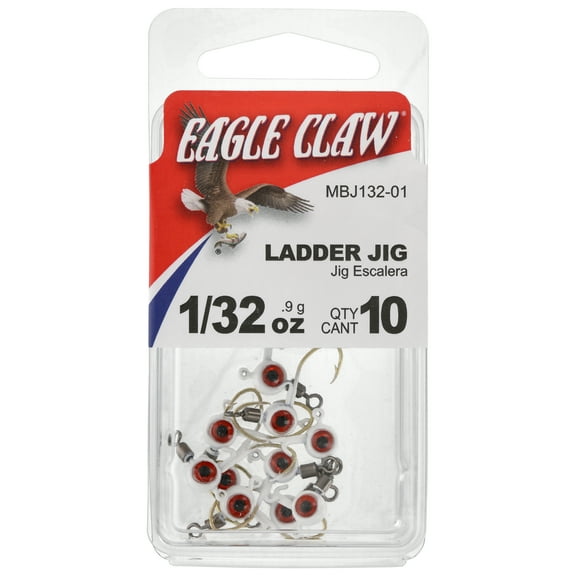Eagle Claw Ladder Jig 1/32 oz White