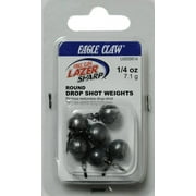 Eagle Claw Lazer Lead Round Drop Shot Weight, 1/4 oz