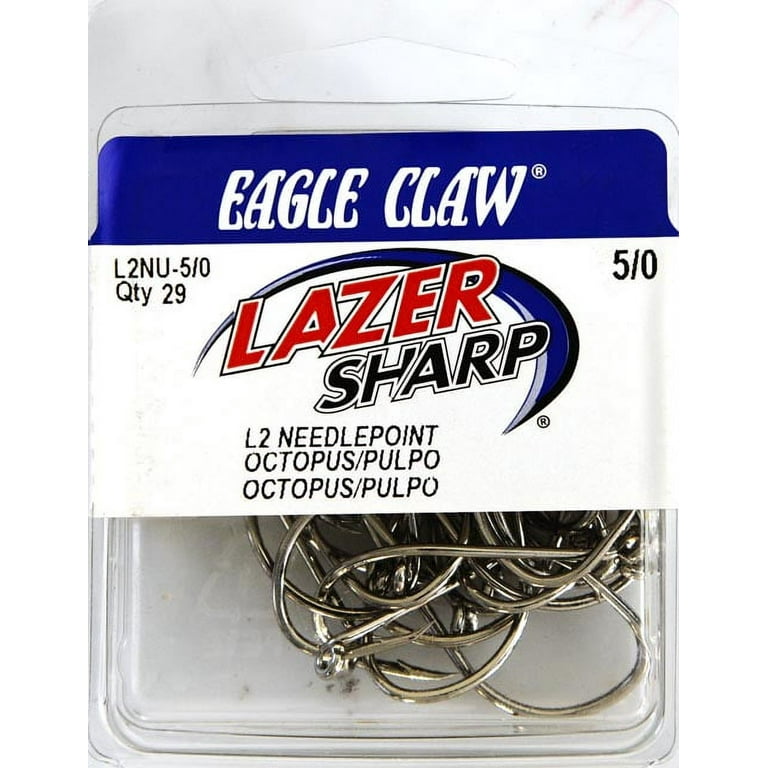 Eagle Claw Lazer Octopus Hook - Nickel 5/0