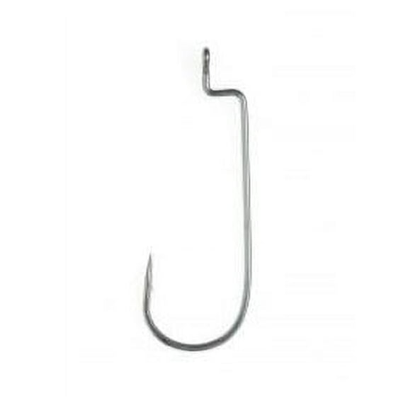 Eagle Claw Lazer Sharp Round Bend Worm Hooks, 15 Pack Platinum Black 4/0