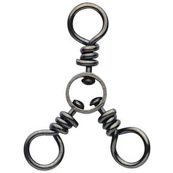 Eagle Claw Lazer Sharp 55 lb. Powerlight 3-Way Swivel, Size 2, 4 Pack