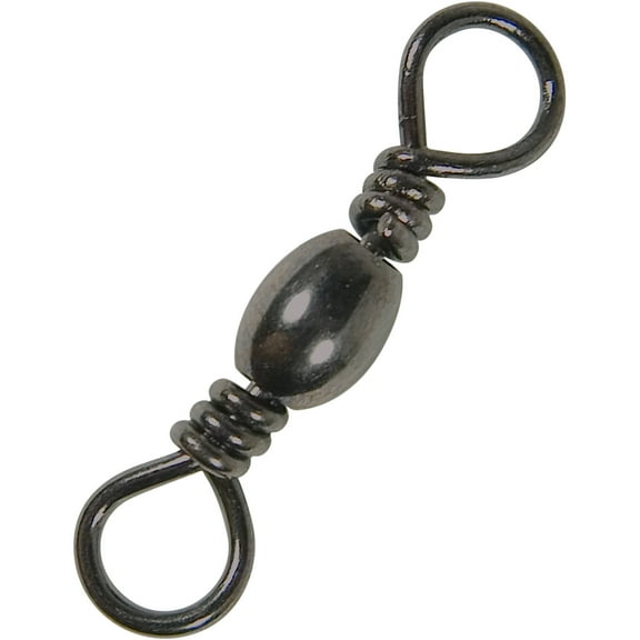 Eagle Claw Lazer Sharp Barrel Swivel, Black, Size 7, 35 Pack