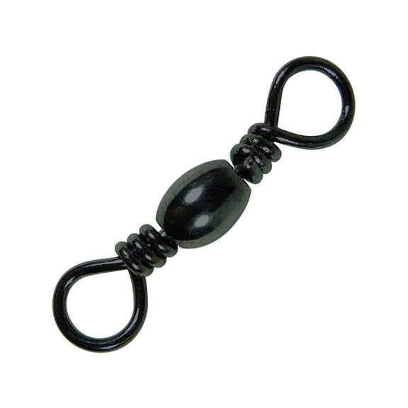 Eagle Claw Lazer Deluxe Barrel Swivel #10 Black