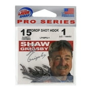 Eagle Claw Lazer Sharp High Carbon Steel Drop Shot Fishing Hook, Size 1