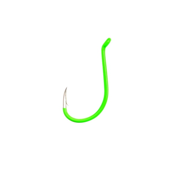EAGLE CLAW LAZER OCTOPUS HOOK LIME GREEN SIZE 6