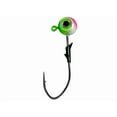 thumbnail image 1 of Eagle Claw Lazer Sharp Pro-V Eagle Eye 1/4oz Round Ball Jighead Rainbow, 1 of 1