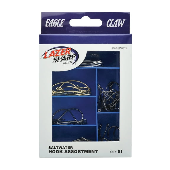 Eagle Claw Lazer Sharp Saltwater Hook Assortment