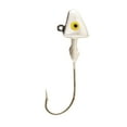 thumbnail image 1 of Eagle Claw Lazer Sharp Saltwater Shad Head Fishing Jig, Pearl & Black, 1/2 oz., SWSH12-99, 1 of 4