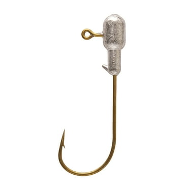 Eagle Claw Lazer Sharp Tube Fishing Jig Head, Unpainted, 1/8 oz., BTHB18