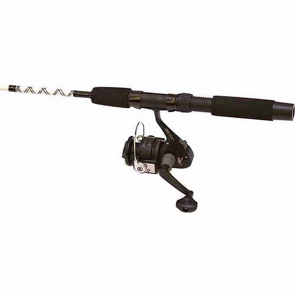 Spinning Reel Eagle Claw Fly Reel Telescopic Rod Eagle Claw Black