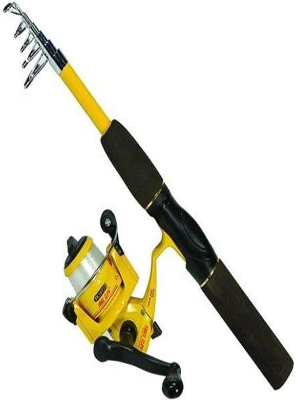 Goture Two Tip Ice Fishing Rod, High Visibility Ice Fishing Spinning Rod  with Cork Handle
