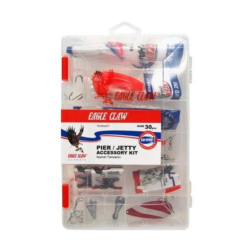 Eagle Claw Pier and Jetty Ready to Fish Fishing Tackle Kit
