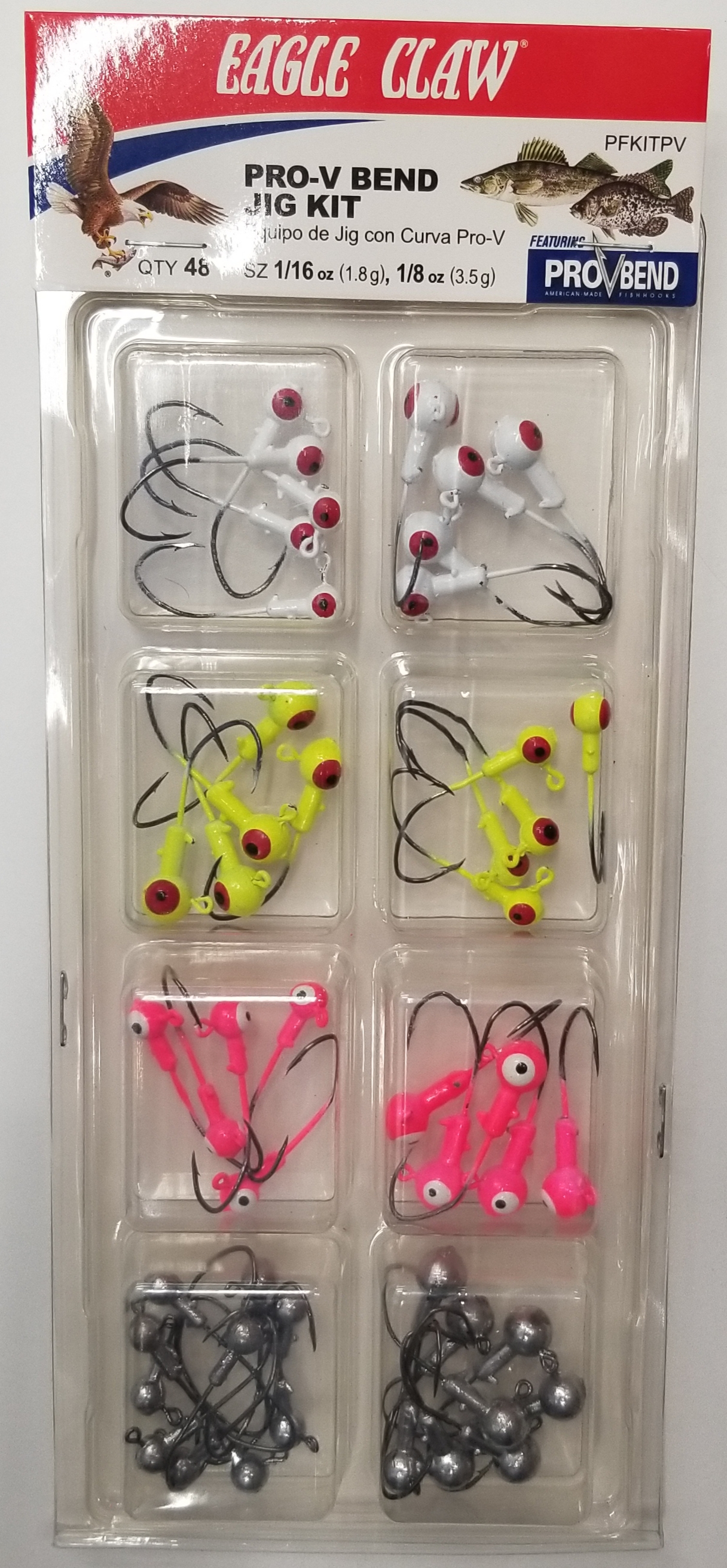 Eagle Claw Pro-V Bend Jig Kit Assortment, 46 Count photo 1