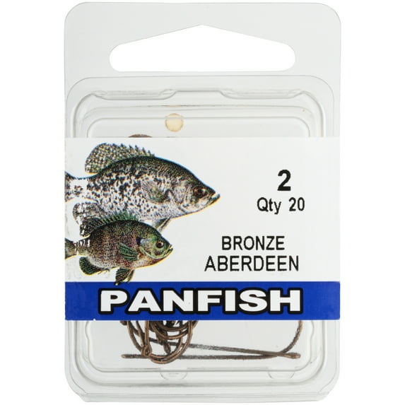 Eagle Claw RABW-2 Bronze Aberdeen Panfish Fishhooks 20 Pack