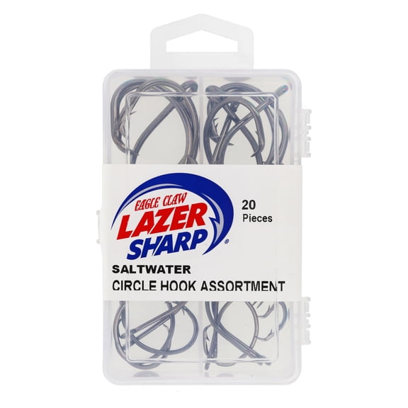 Eagle Claw Lazer Sharp Saltwater Circle Hook Assortment
