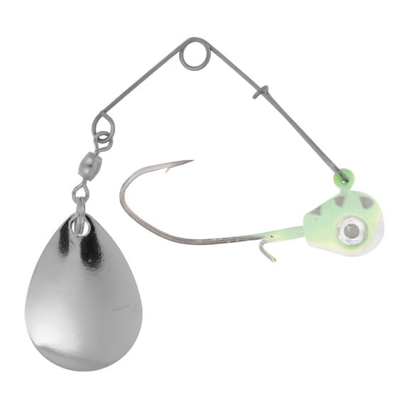 Eagle Claw Size 2 Nickel Spinner Arm Fishing Lures for Panfish & Bass, 2 Count