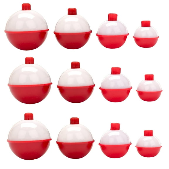 Eagle Claw Snap-On Round Floats Assorted Sizes-1"-1-3/4"