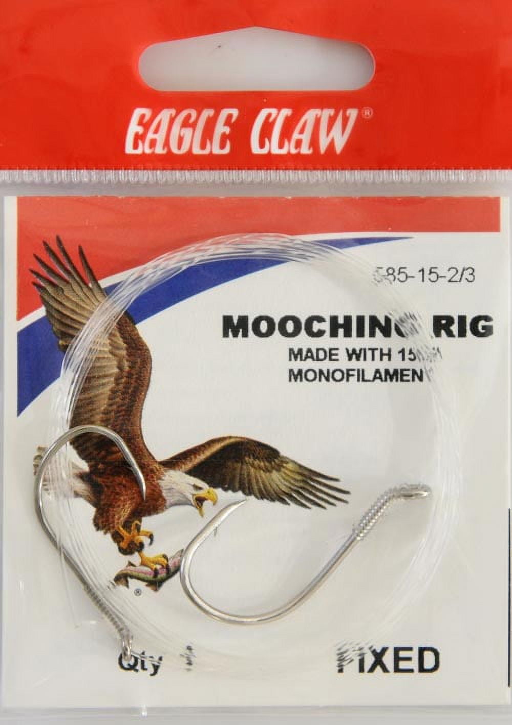 Eagle Claw Salmon Fixed Mooching Rig, 1/0-2/0