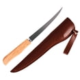 Eagle Claw, Stainless Steel Fillet Knife, 4 inch, Wooden Handle ...
