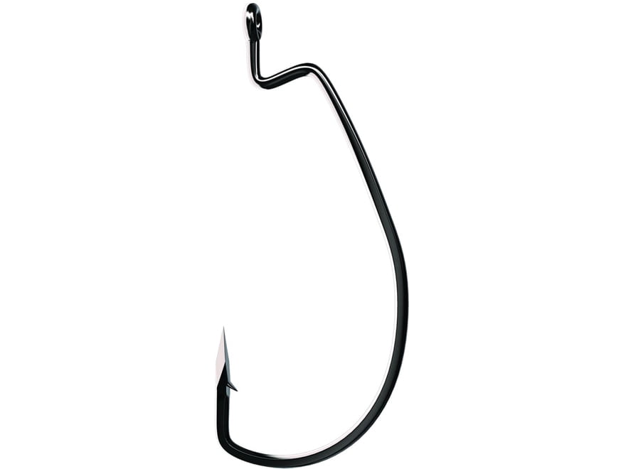 Eagle Claw Trokar Magworm XL Hook #3/0 Platinum Black 15PK