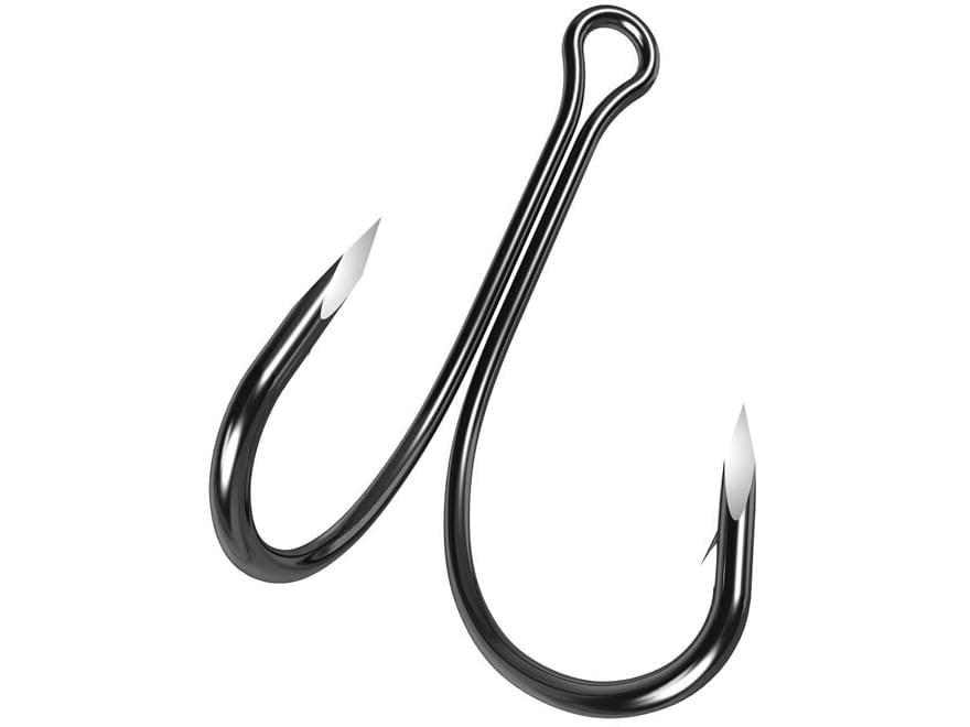 Eagle Claw Trokar Frog Hook #4/0 Black Chrome 3PK