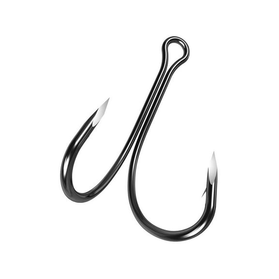Eagle Claw Trokar Frog Hook #4/0 Black Chrome 3PK