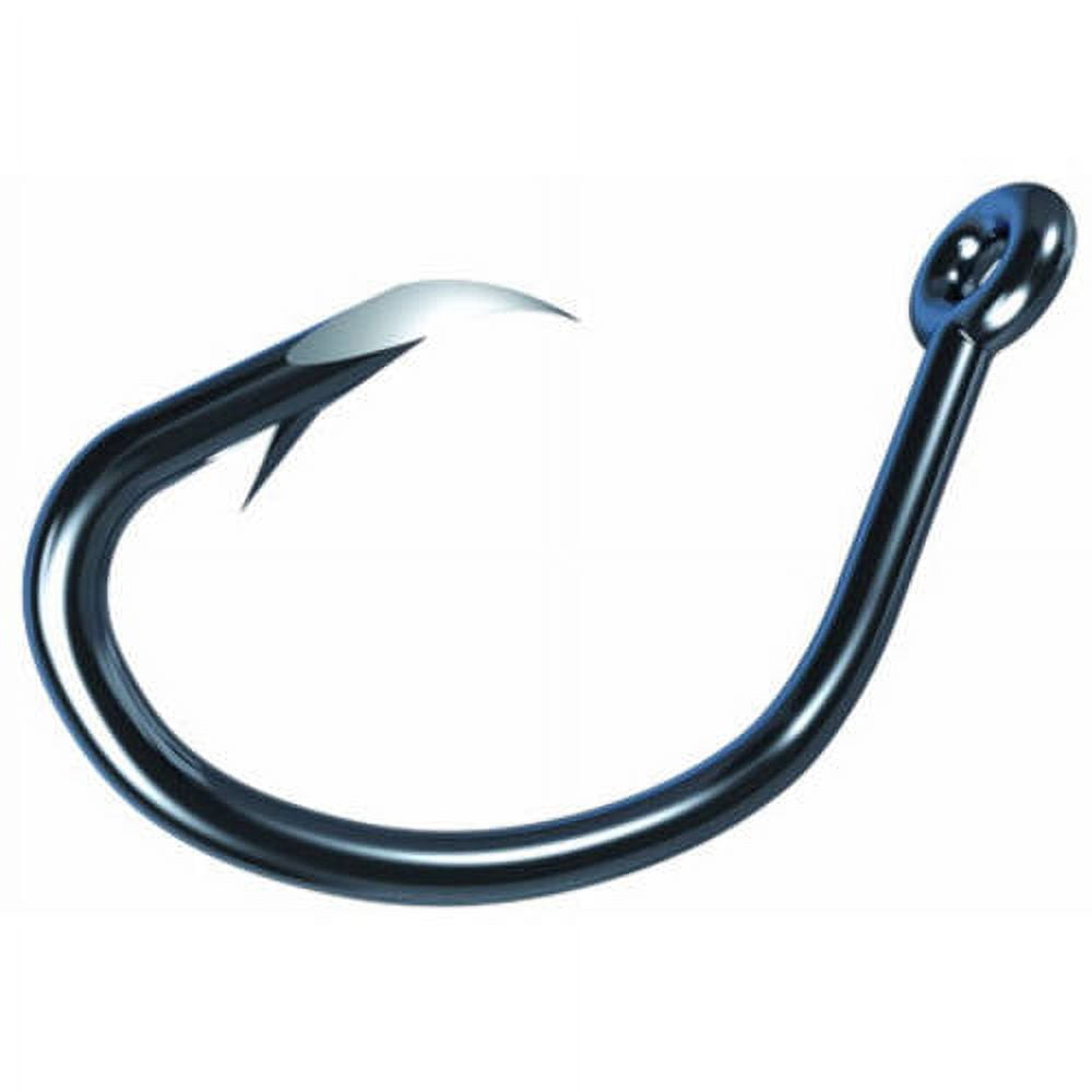 Eagle Claw TK619H-4/0 Trokar Magnum Offset Hook Size 4/0 Black Chrome 7Pk - Walmart.com