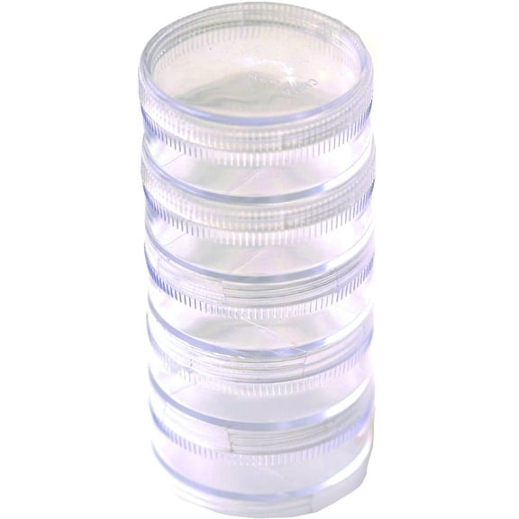 Eagle Claw Tackle Jars, 2 in. X 1-1/4 in., Clear