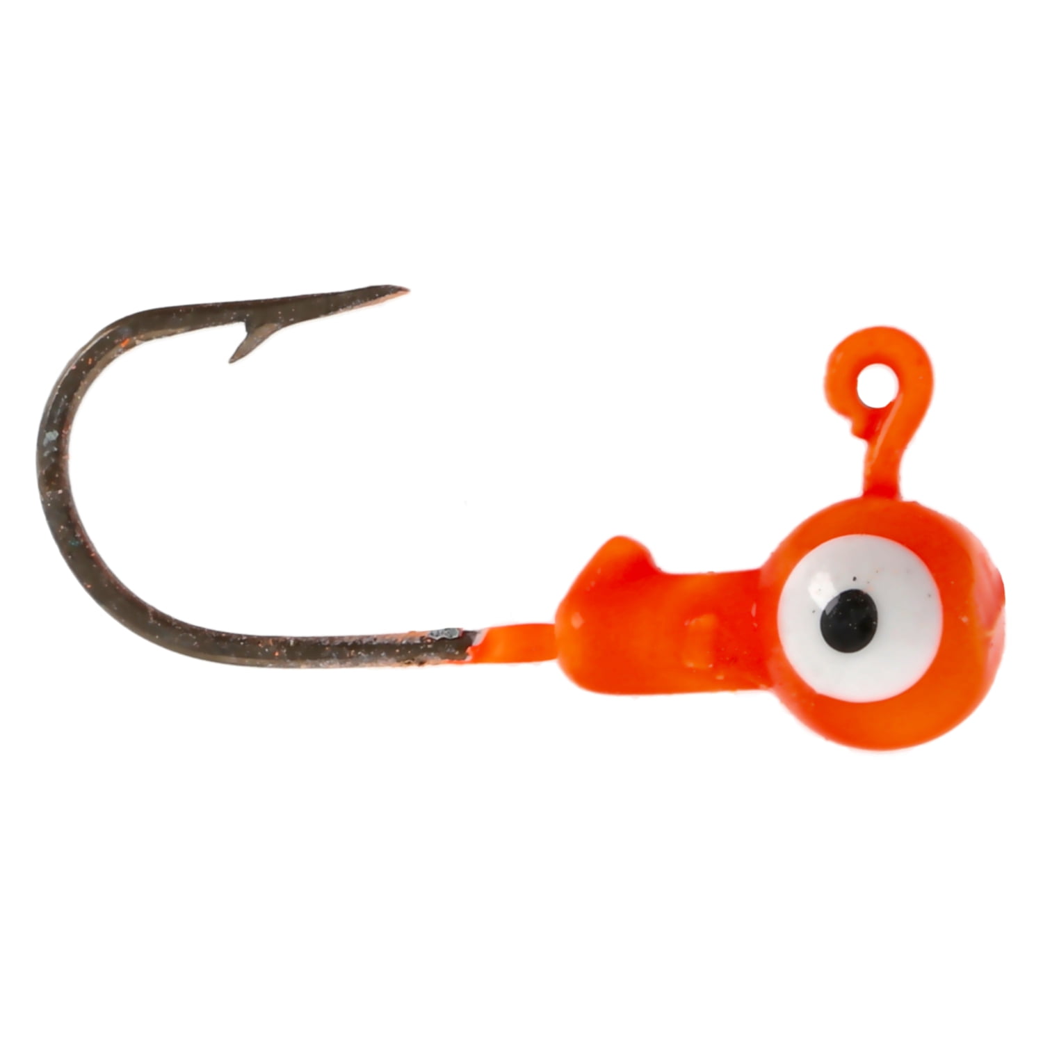 Eagle Claw Tin Ball Head Jig - Double Eye - 5 Pack - 1/16 Oz - Orange