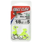 50 Testine Piombo Jig Eagle Claw Little Nasty #2 | Non Verniciate, 1/16 Oz | MADE IN USA - Foto 4