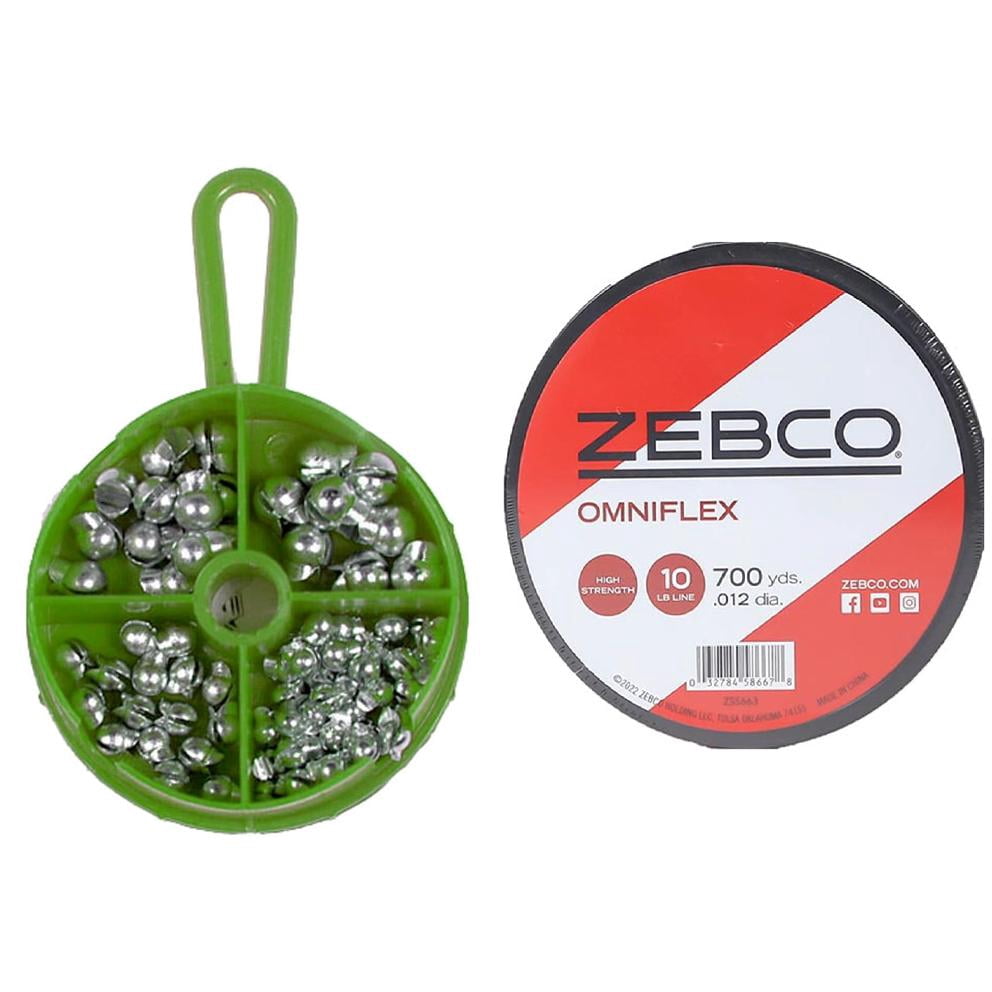 Eagle Claw Tin Sinker + Zebco Omniflex Line