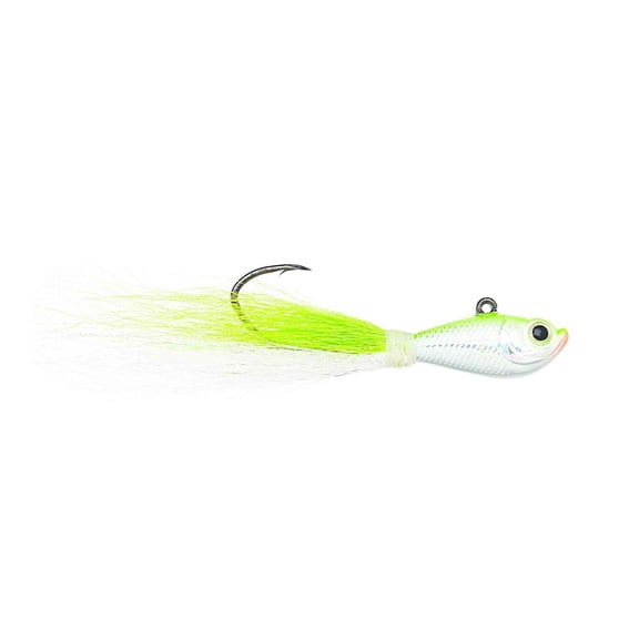 Eagle Claw Trokar Pro-V Bend Bucktail Jig, 3/4 oz, 3/0 Hook