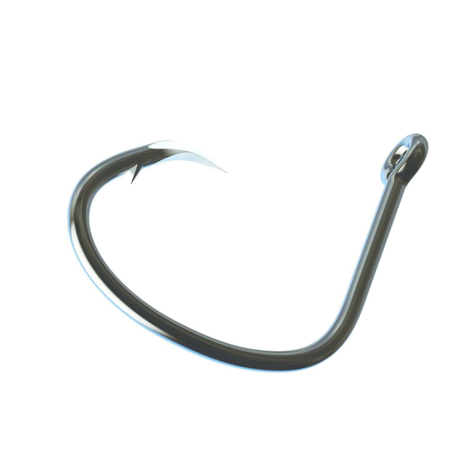 Eagle Claw Trokar Lancet Tournament Non-Offset Circle Hook TK4TP-8/0 ...