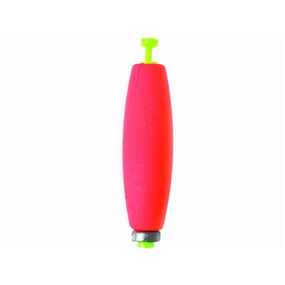 Eagle Claw Foam Cigar Floats 2" Weighted Red