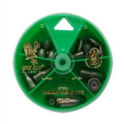 Eagle Claw Worm Weight Assortment, Steel, 34 Piece