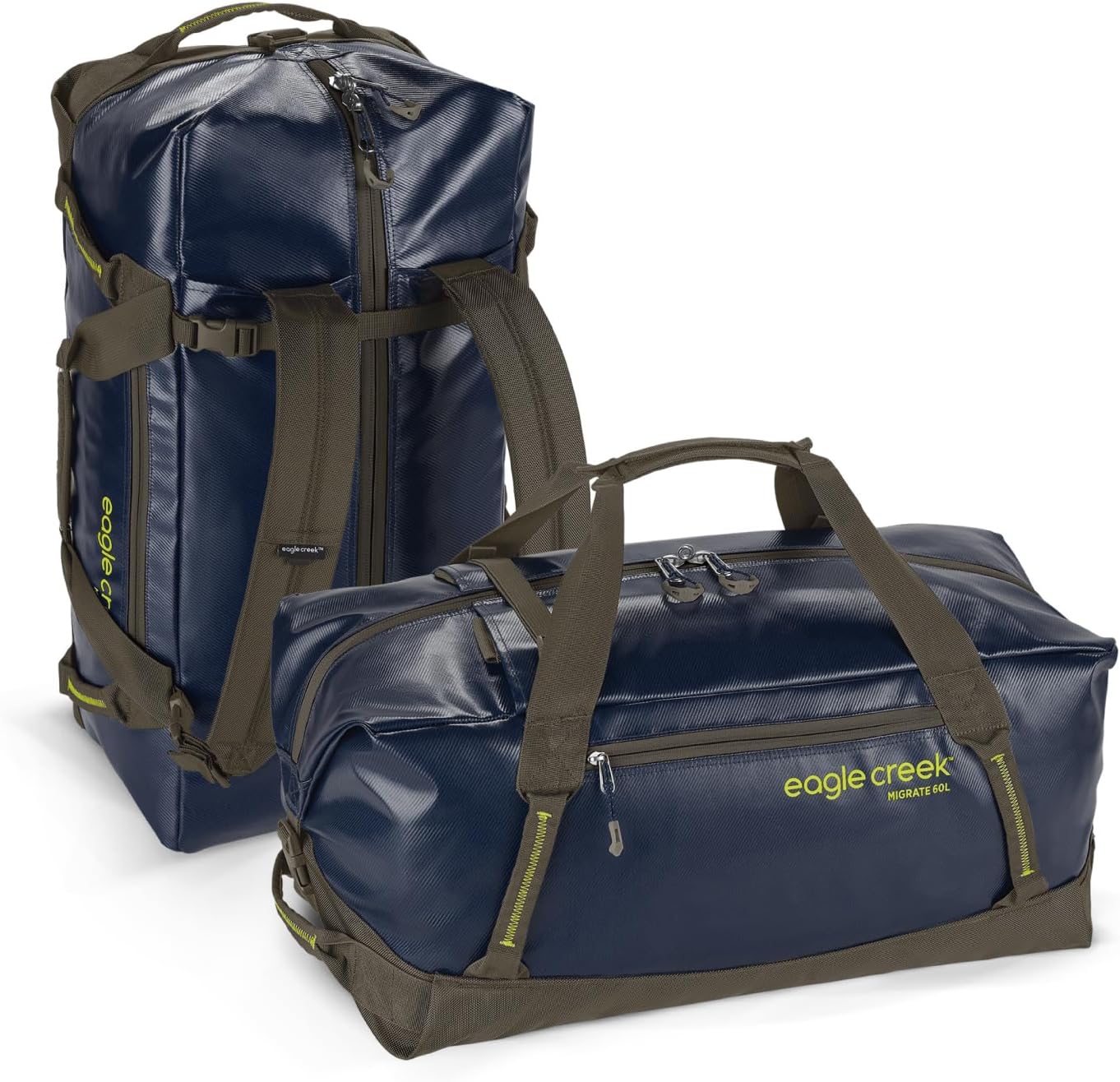 Eagle Creek Migrate 60L Travel Backpack Duffle Bag with TuckAway